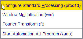 Configure Standard Processing